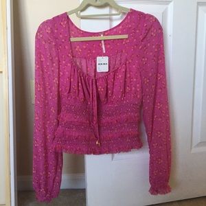 Printed Lolita Top Free People NWT